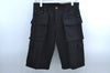 Authentic CHROME HEARTS Pants Cotton USA 36inches Black L2095