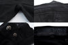 Authentic CHROME HEARTS Pants Cotton USA 36inches Black L2095