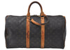 Authentic Louis Vuitton Monogram Keepall 45 Travel Boston Bag M41428 Junk L2349