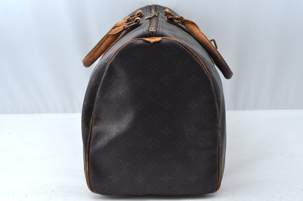 Authentic Louis Vuitton Monogram Keepall 45 Travel Boston Bag M41428 Junk L2349