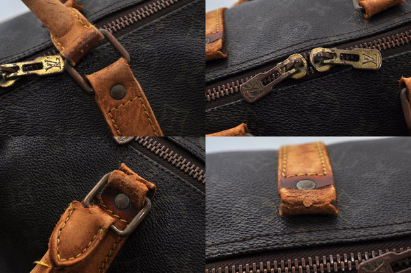 Authentic Louis Vuitton Monogram Keepall 45 Travel Boston Bag M41428 Junk L2349