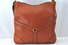 Authentic GUCCI Interlocking G Shoulder Cross Bag Leather 115568 Brown L2352