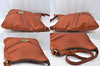 Authentic GUCCI Interlocking G Shoulder Cross Bag Leather 115568 Brown L2352