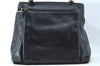 Authentic GUCCI Bamboo 2way Hand Shoulder Bag Leather 0022058 Black Junk L2369
