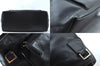 Authentic GUCCI Bamboo 2way Hand Shoulder Bag Leather 0022058 Black Junk L2369