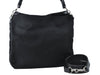 Authentic GUCCI Bamboo 2way Hand Shoulder Bag Nylon Leather 0011638 Black L2370