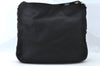 Authentic GUCCI Bamboo 2way Hand Shoulder Bag Nylon Leather 0011638 Black L2370