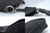 Authentic GUCCI Bamboo 2way Hand Shoulder Bag Nylon Leather 0011638 Black L2370