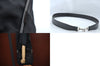 Authentic GUCCI Bamboo 2way Hand Shoulder Bag Nylon Leather 0011638 Black L2370