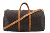 Auth Louis Vuitton Monogram Keepall Bandouliere 50 Boston Bag M41416 LV 0001E