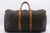 Auth Louis Vuitton Monogram Keepall Bandouliere 50 Boston Bag M41416 LV 0001E