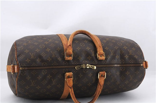 Auth Louis Vuitton Monogram Keepall Bandouliere 50 Boston Bag M41416 LV 0001E