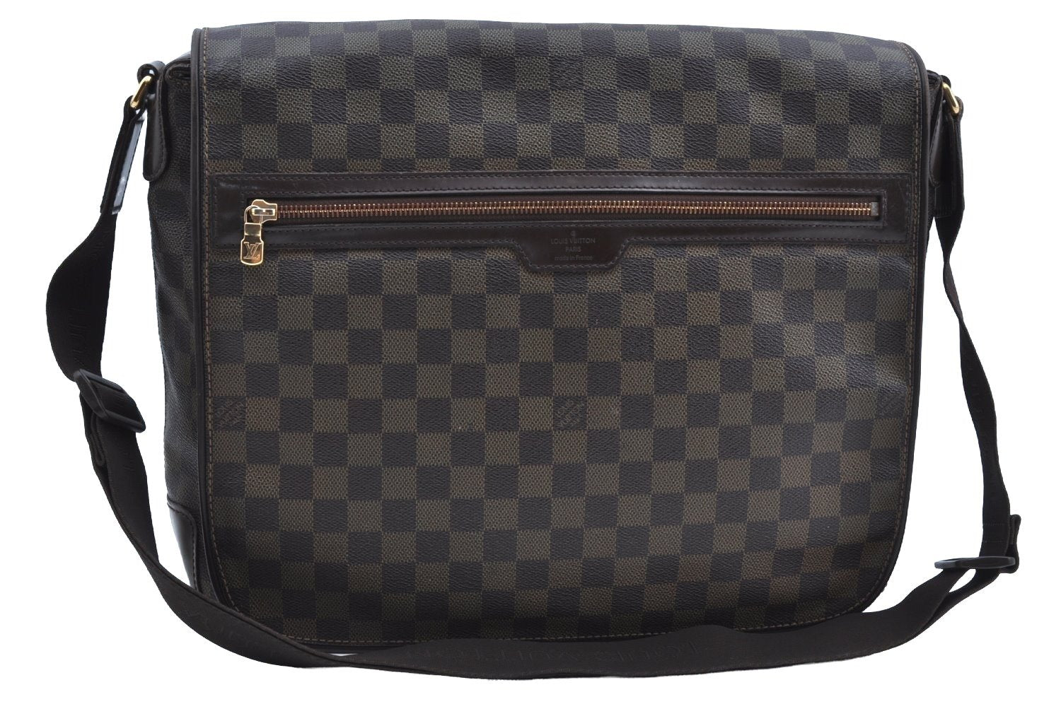 Authentic Louis Vuitton Damier Spencer Shoulder Cross Body Bag N58021 LV 0001G