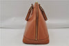 Authentic Louis Vuitton Epi Alma PM Hand Bag Purse Brown M52148 LV 0003E