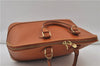 Authentic Louis Vuitton Epi Alma PM Hand Bag Purse Brown M52148 LV 0003E