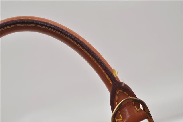 Authentic Louis Vuitton Epi Alma PM Hand Bag Purse Brown M52148 LV 0003E