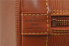 Authentic Louis Vuitton Epi Alma PM Hand Bag Purse Brown M52148 LV 0003E