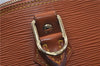 Authentic Louis Vuitton Epi Alma PM Hand Bag Purse Brown M52148 LV 0003E
