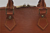 Authentic Louis Vuitton Epi Alma PM Hand Bag Purse Brown M52148 LV 0003E