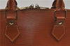 Authentic Louis Vuitton Epi Alma PM Hand Bag Purse Brown M52148 LV 0003E