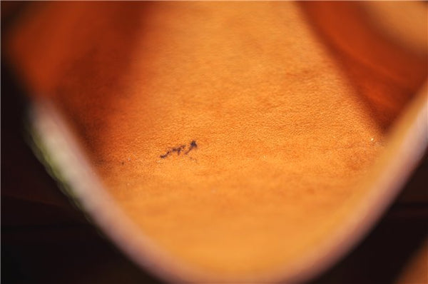 Authentic Louis Vuitton Epi Alma PM Hand Bag Purse Brown M52148 LV 0003E