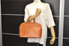 Authentic Louis Vuitton Epi Alma PM Hand Bag Purse Brown M52148 LV 0003E