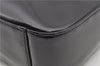 Authentic GUCCI Hand Shoulder Bag Purse Enamel Leather 0000506 Black 0003G