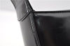 Authentic GUCCI Hand Shoulder Bag Purse Enamel Leather 0000506 Black 0003G