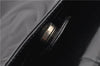 Authentic GUCCI Hand Shoulder Bag Purse Enamel Leather 0000506 Black 0003G
