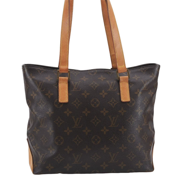 Authentic Louis Vuitton Monogram Cabas Piano Tote Bag Purse M51148 LV 0004E