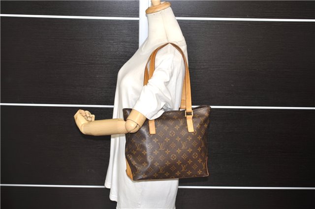 Authentic Louis Vuitton Monogram Cabas Piano Tote Bag Purse M51148 LV 0004E
