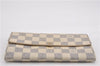 Authentic Louis Vuitton Damier Azur Portefeuille Sarah Wallet N61735 LV 0004G