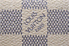 Authentic Louis Vuitton Damier Azur Portefeuille Sarah Wallet N61735 LV 0004G