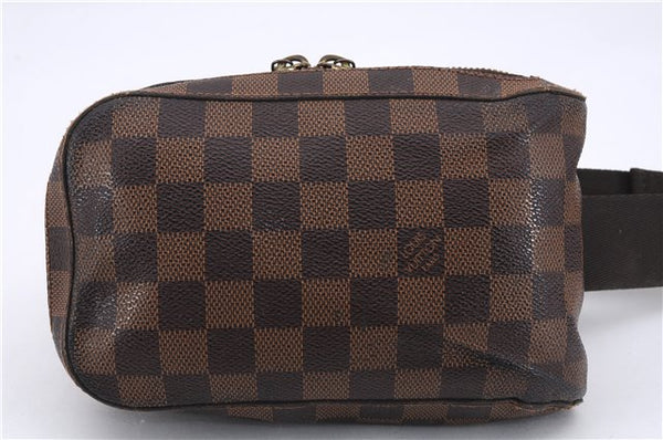 Authentic Louis Vuitton Damier Geronimos Waist Body Bag N51994 LV 0005E