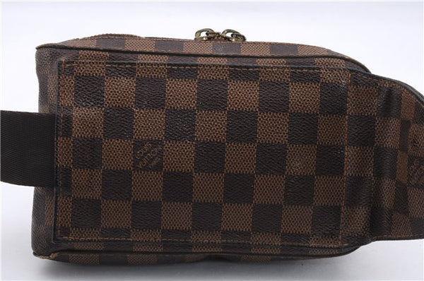 Authentic Louis Vuitton Damier Geronimos Waist Body Bag N51994 LV 0005E