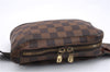 Authentic Louis Vuitton Damier Geronimos Waist Body Bag N51994 LV 0005E