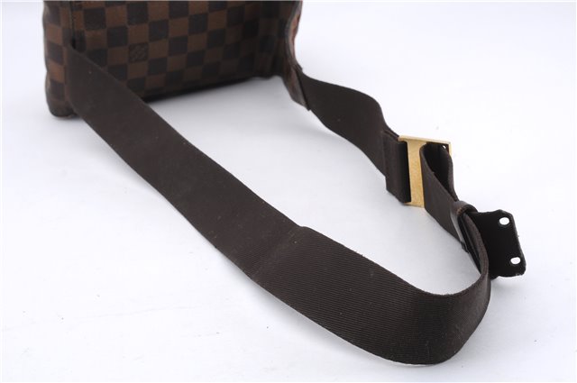 Authentic Louis Vuitton Damier Geronimos Waist Body Bag N51994 LV 0005E