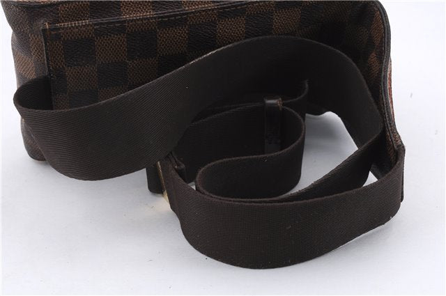 Authentic Louis Vuitton Damier Geronimos Waist Body Bag N51994 LV 0005E