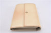 Authentic Louis Vuitton Vernis Pochette Porte Monnaie Credit Wallet Ivory 0005G