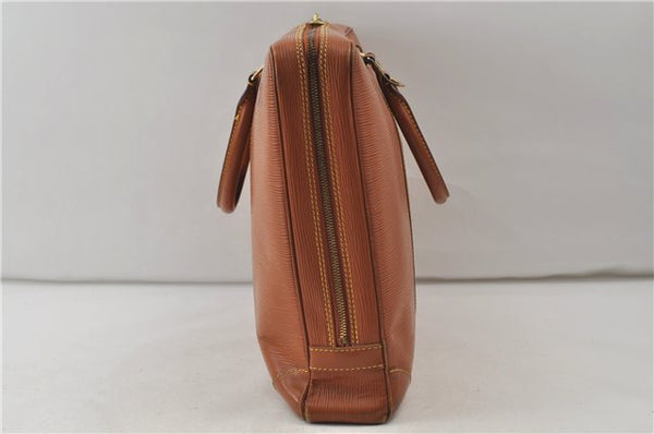 Auth Louis Vuitton Epi Porte Documents Voyage Brown Briefcase M54473 LV 0007E
