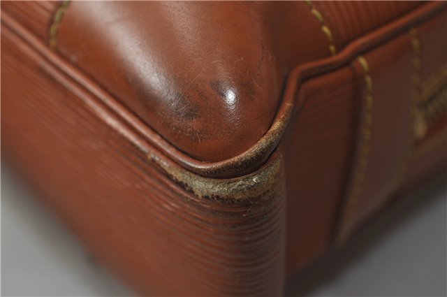 Auth Louis Vuitton Epi Porte Documents Voyage Brown Briefcase M54473 LV 0007E
