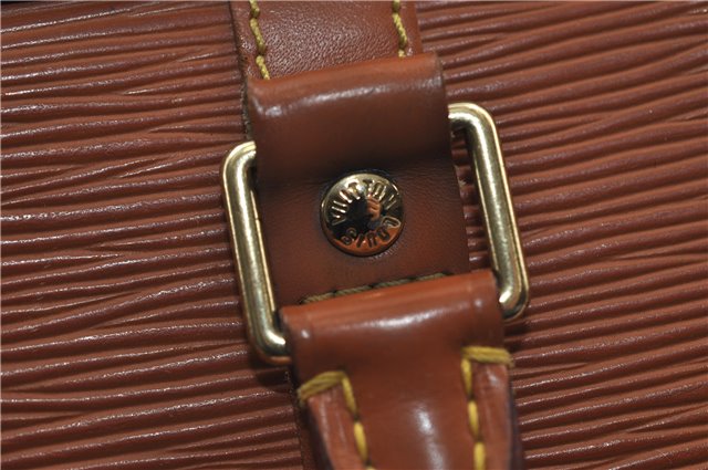Auth Louis Vuitton Epi Porte Documents Voyage Brown Briefcase M54473 LV 0007E