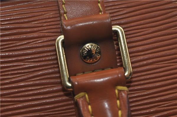 Auth Louis Vuitton Epi Porte Documents Voyage Brown Briefcase M54473 LV 0007E