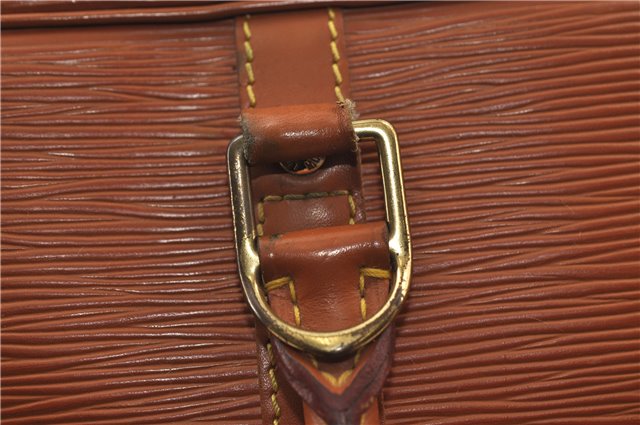 Auth Louis Vuitton Epi Porte Documents Voyage Brown Briefcase M54473 LV 0007E