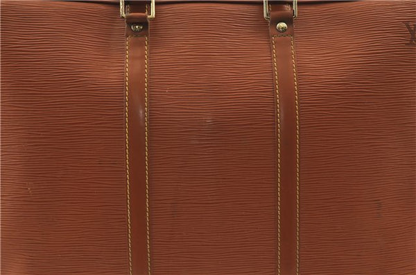 Auth Louis Vuitton Epi Porte Documents Voyage Brown Briefcase M54473 LV 0007E