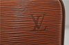 Auth Louis Vuitton Epi Porte Documents Voyage Brown Briefcase M54473 LV 0007E
