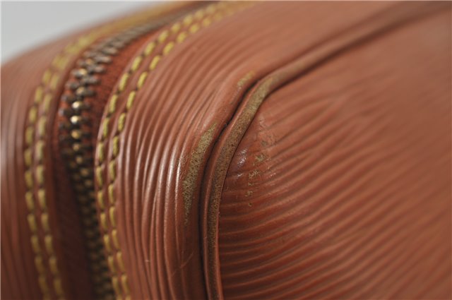 Auth Louis Vuitton Epi Porte Documents Voyage Brown Briefcase M54473 LV 0007E