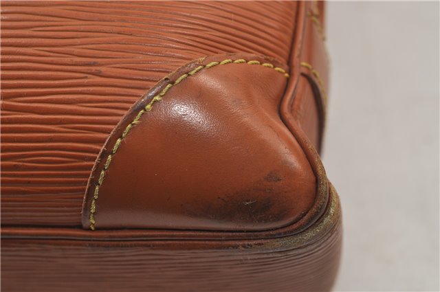 Auth Louis Vuitton Epi Porte Documents Voyage Brown Briefcase M54473 LV 0007E