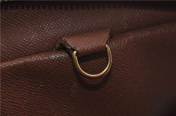 Auth Louis Vuitton Epi Porte Documents Voyage Brown Briefcase M54473 LV 0007E