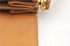 Authentic CELINE Macadam Blason Shoulder Cross Body Bag PVC Leather White 0007G